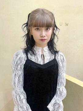 スニュウ(snuw) 【snuw mina】レイヤーカット/ルーツカラー/デザインカラー/