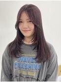 ブリーチなしラベンダーグレージュ