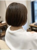 本八幡×ショートボブ×オーガニックカラー×ブリーチなしカラー