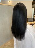ストレートスタイル×ブルーブラック
