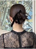 ヘアセット/ヘアアレンジ/結婚式お呼ばれヘア