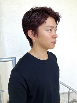 ユニオンデュオ 栄(Union Duo) チェリーレッド × スパイキーショート