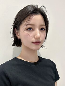 ノイ 銀座(noi) 顔周りレイヤーカットグレージュカラーくびれボブショートカット