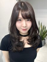 ヴェイン 渋谷(vain)&nbsp;大人可愛いレイヤーカットラベンダーカラー