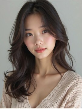 モードケイズ 調布店(MODE K's) ミディアムレイヤーカット_韓国顔周り前髪カットブリーチ調布