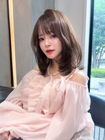 ロンドエニカ 大宮(Lond enika)&nbsp;暗めカラー/レイヤーカット/マロンベージュ/くすみベージュ/大宮