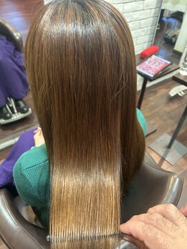 サロウィン 名古屋本山店(SALOWIN) ハイトーンカラー縮毛矯正／ HIDE