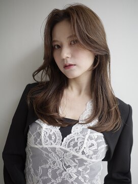 ヌヌ 渋谷 原宿 明治神宮前(nunu) レイヤーカットウルフカットボブグレージュオリーブべージュ