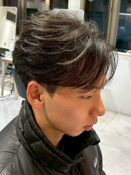 アイトーキョープラスシー 横浜(AI TOKYO+Sea) MEN’S横浜/センターパート/ニュアンスパーマ/毛流れパーマ