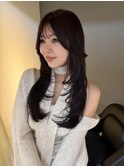 セミロングのレイヤーカット＊