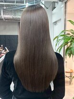 アルバム 新宿(ALBUM SHINJUKU) ロンググレージュ韓国ヘアオリーブベージュ_ba581653