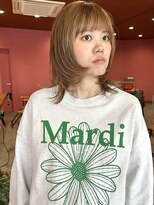ハウディー(howdy.)&nbsp;◆人気ハイライトカラー×ミディアムレイヤー◆