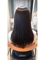 シェルベアー 銀座(ShellBear) 髪質改善×縮毛矯正!セミロングストレート