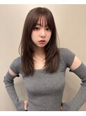 レイヤーカット/韓国ヘア/顔まわり/前髪/熊本美容室