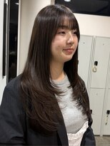 エイチ(811)&nbsp;ウルフボブショートカットレイヤーカットオリーブグレージュ