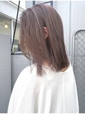 ミルクティーベージュダブルカラーハイトーンレイヤーカット韓国