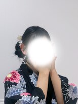 クラン 東心斎橋店(Clan)&nbsp;サイドお団子/心斎橋ヘアセット