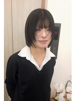 ティエル 町田店(tiel)&nbsp;顔まわりレイヤー×ぷつっと bob