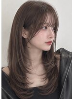 ベル 新宿(Belle)&nbsp;大人ヘア　レイヤーカット　ハッシュカット　韓国ヘア　新宿
