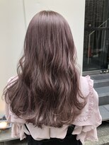 リゼル ユア 渋谷(RISEL YUA)&nbsp;ピンクグレージュのガーリーロング