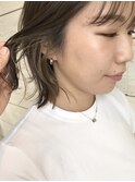 【ベルクープス天王寺】三島直子 イヤリングカラーボブ