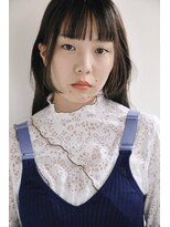 ヘアーアンドアトリエ マール(Hair&Atelier Marl)&nbsp;【Marl】ほつれる様な質感のロング×シルバーのアイライン