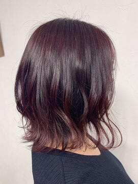 ヘアーデザインサロン スワッグ(Hair design salon SWAG) red violet