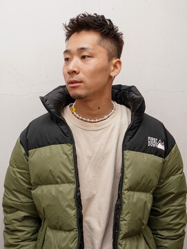 ワンワンオー バーバーショップ 博多店(@110 BARBER SHOP) ショートレイヤージェットモヒカン