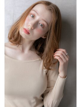 モッズヘア 越谷(mod's hair) 透明感グラデーションカラー外ハネボブディY越谷10代20代30代