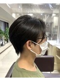 すっきりショートボブ