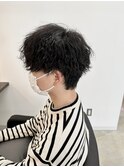 ショートウルフ波巻パーマ♪