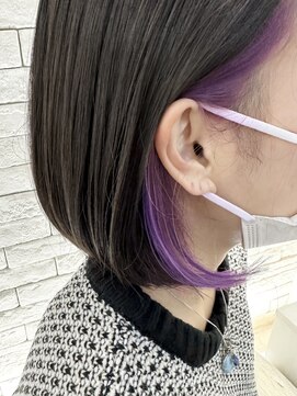 ヴァイブス(vibes) イヤリングカラー×ラベンダー