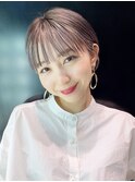 ナチュラルブローショート_大人ガーリーチョコレート_88632