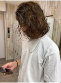 スパイラルパーマ　ツイストパーマ　メンズカジュアルパーマ