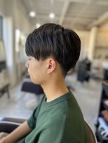 ソイクフ 高田馬場店(SOY-KUFU) MEN’SHAIR刈り上げマッシュアッシュブラック