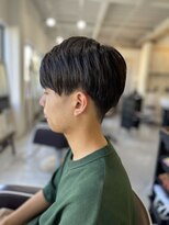 ソイクフ 高田馬場店(SOY-KUFU) MEN’SHAIR刈り上げマッシュアッシュブラック