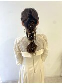 編みおろしポニー