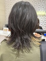 ピークアブー アヴェダ ギンザシックス(PEEK-A-BOO AVEDA GINZASIX) ミディアムウルフパーマ　ウルフヘア　抜きっぱなし　くびれヘア