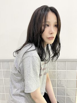 マアム ジー 明大前店(ma'am Zee) ミディアムレイヤー×ブランジュ