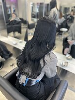 ペレ 栄店(PELE) デザインカラー/レイヤーカット/ウェットヘア/オリーブベージュ