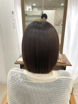美髪専門サロン バイ マイル(美髪専門サロン by mile) 乾かすだけでまとまるボブ
