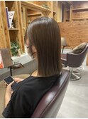 縮毛矯正ロング♪コスメストレート髪質改善ココアベージュ