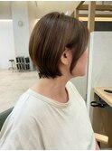 白髪ぼかし/大人可愛い/ショートボブ