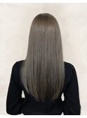 20代30代大人可愛い髪質改善カラーアッシュグレージュ透明感