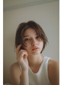 ショートボブ/ショート/ボブ/顔まわりカット【lana hair/新宿】
