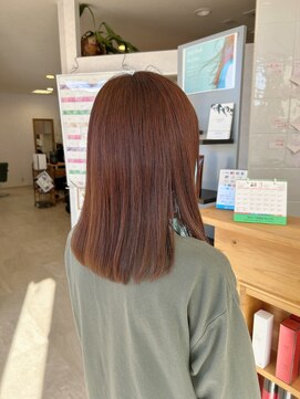 キュウヘアー(KYUU HAIR) マグネットカラー×オレンジ系カラー
