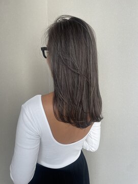 ノラギンザユー(NORA GINZA/U) 地毛風ハイライトグレージュハイライト