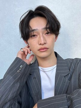 ガーデンタチカワネクスト(garden tachikawa next) ナチュラルセンターパート/ニュアンスパーマ/毛流れパーマ