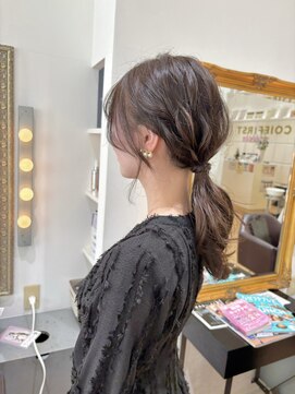 コワファースト  させぼ五番街店(COIFF1RST) ゆるポニーアレンジ