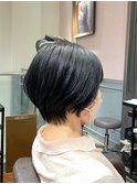 若返りショートボブ